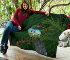huia-bird-new-zealand-premium-quilt