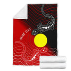 customaboriginal-premium-blanket-two-indigenous-lizard