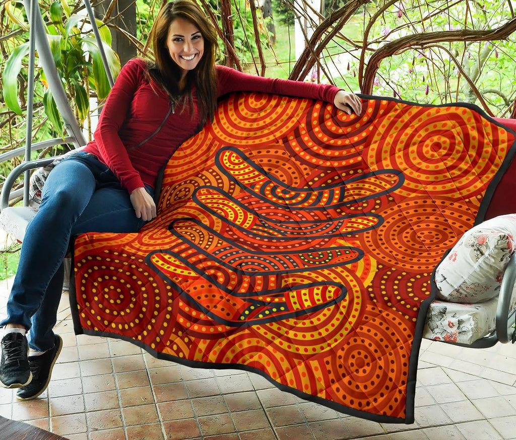 aboriginal-premium-quilt-aboriginal-boomerangs-and-dot-circle