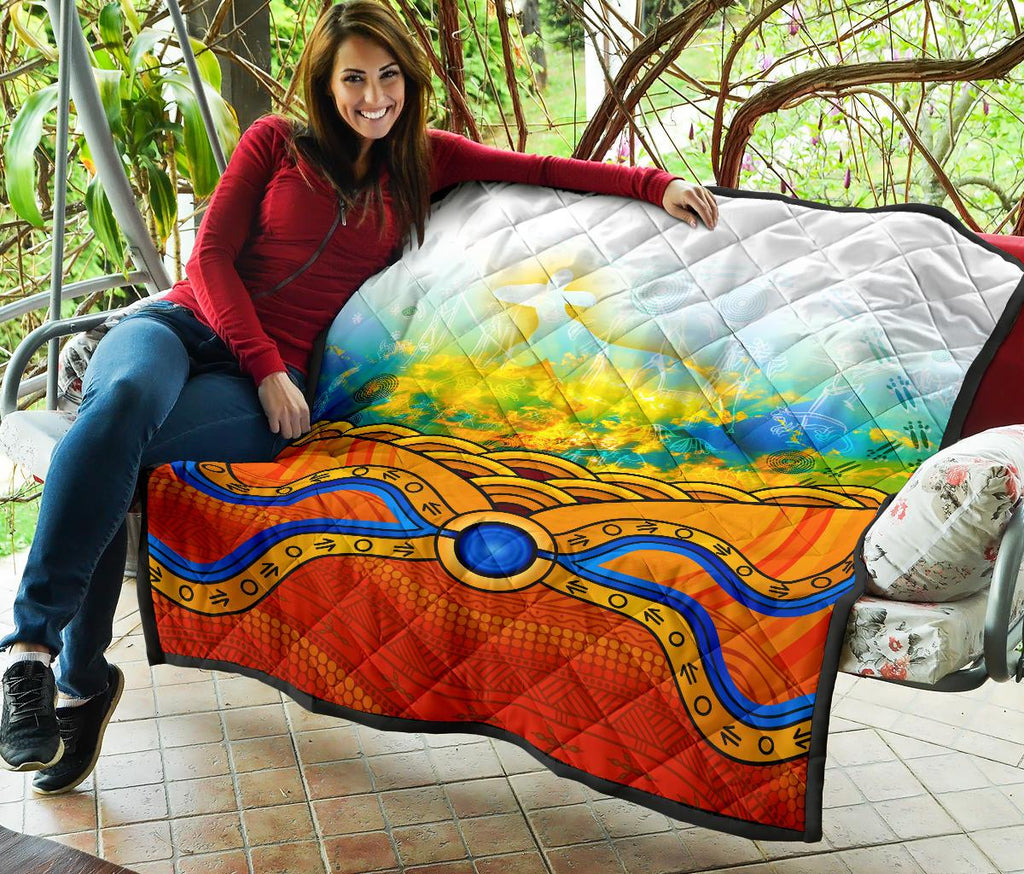 aboriginal-premium-quilt-australia-kangaroo-sky