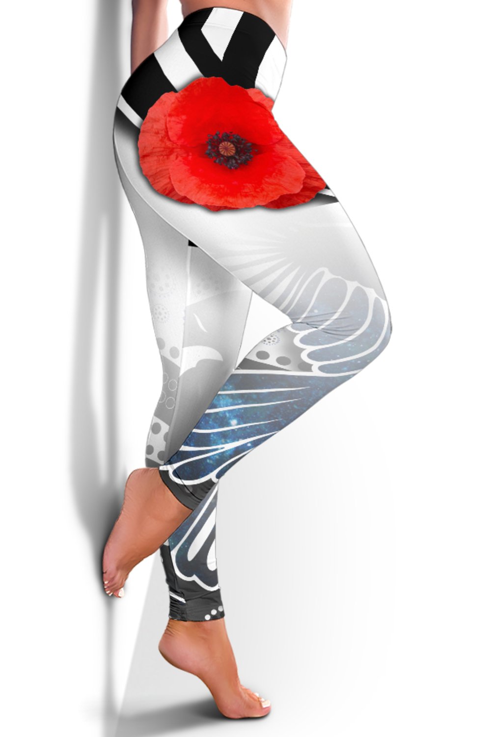 magpies-womens-leggings-collingwood-anzac-day-special-version