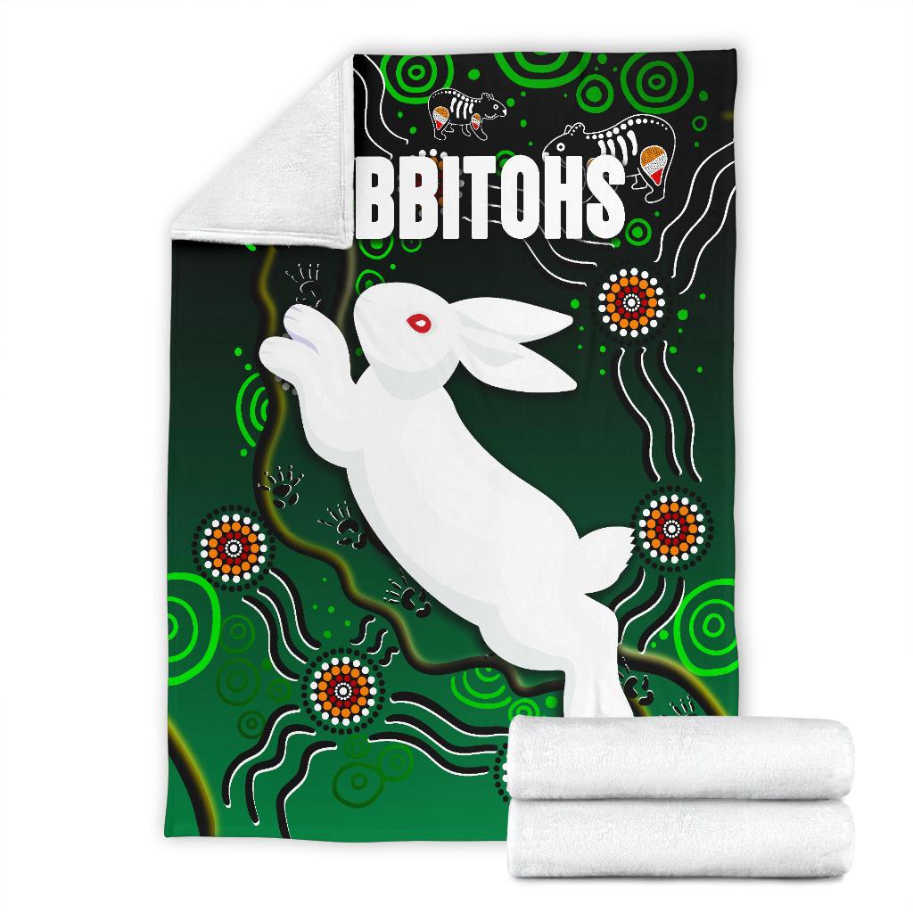 rabbitohs-premium-blanket-simple-indigenous