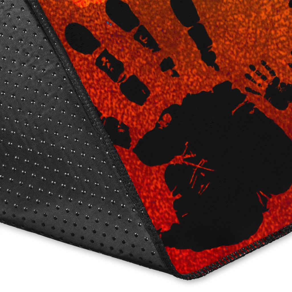 area-rug-aboriginal-rock-painting-hand-art-golden-style