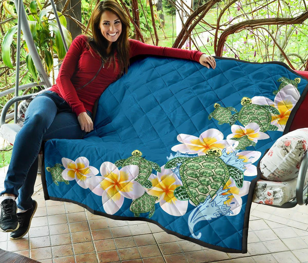 plumeria-sea-turtle-premium-quilt