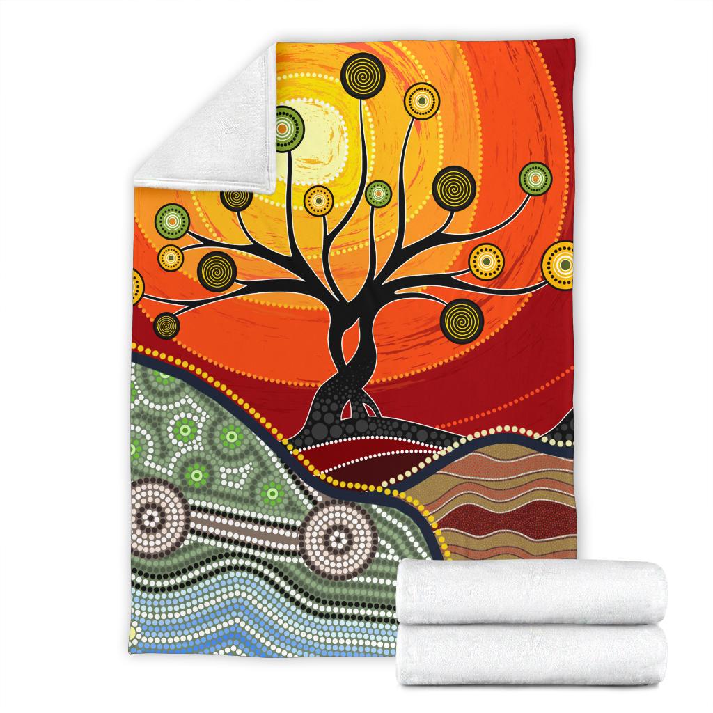 premium-blanket-australian-aboriginal-tree