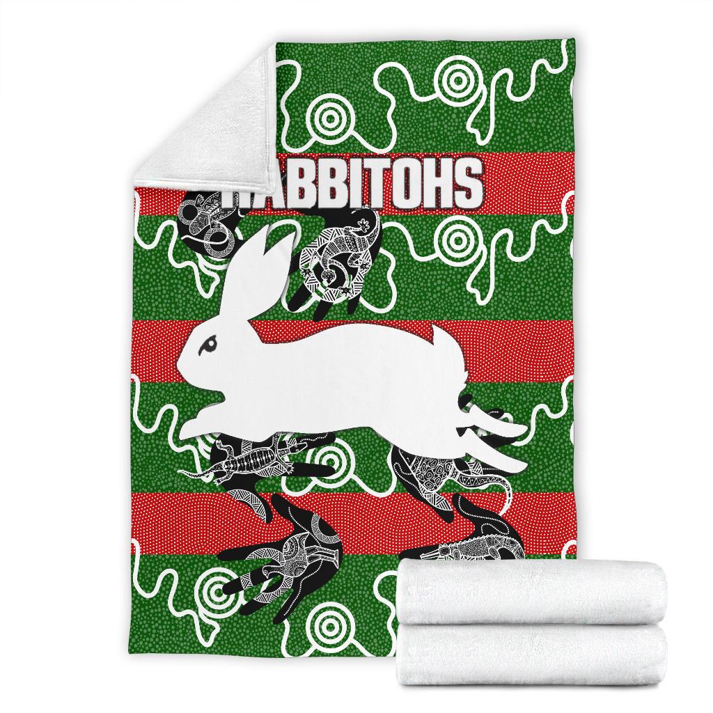 rabbitohs-premium-blanket-animals-aboriginal