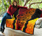 premium-quilts-aboriginal-patterns-coverlets-golden-style