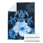 turtle-and-hibiscus-premium-blanket