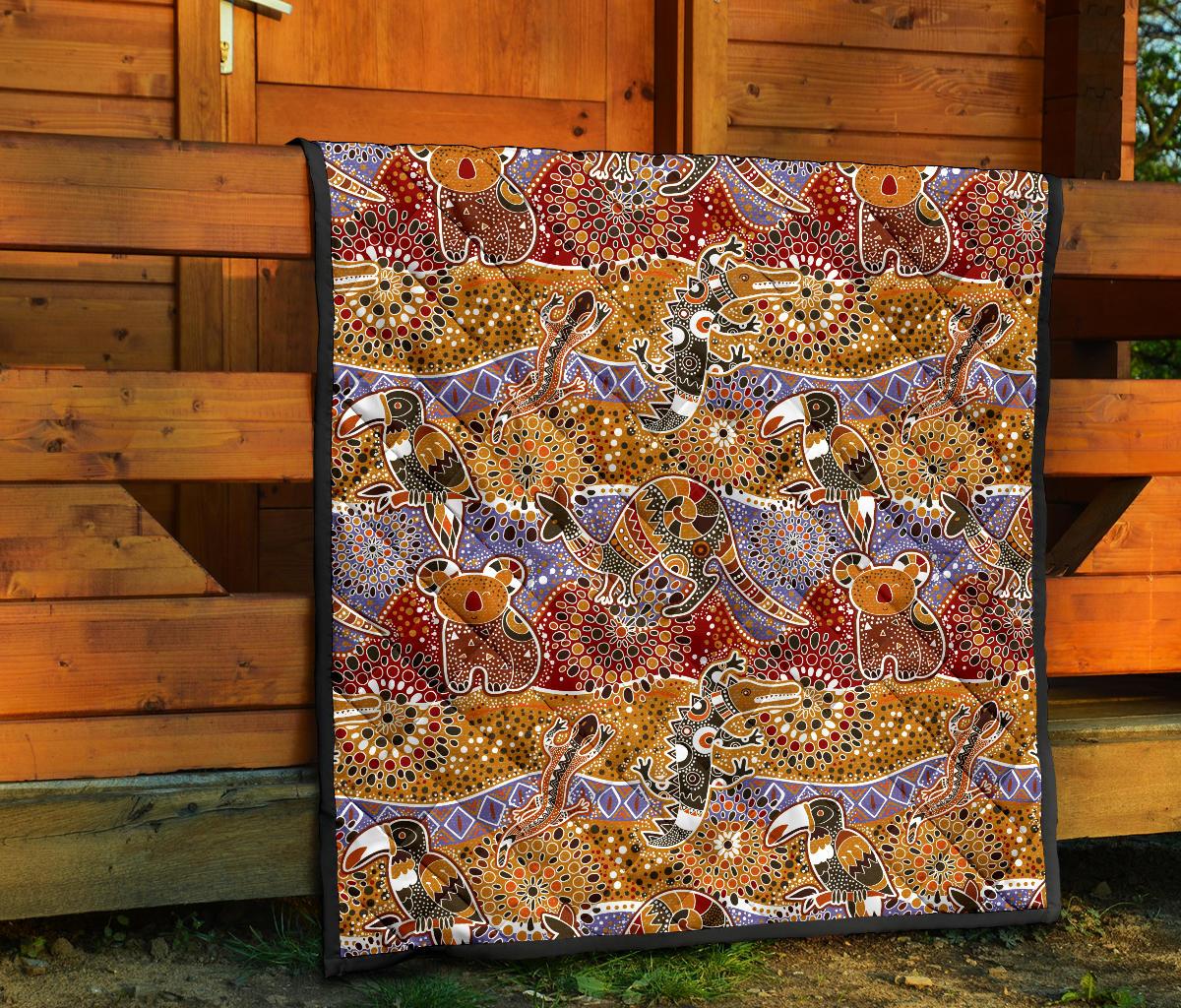 premium-quilts-aboriginal-patterns-coverlets-australian-animals