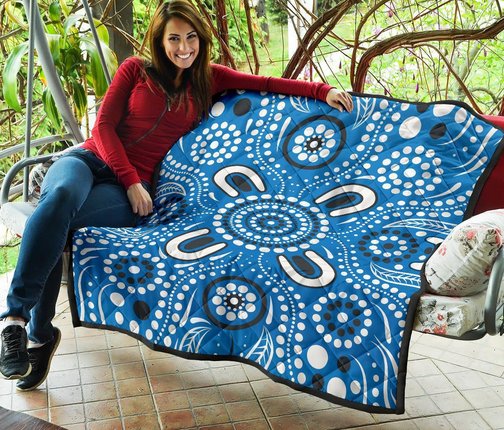 aboriginal-premium-quilt-indigenous-circle-dot-painting-blue-color