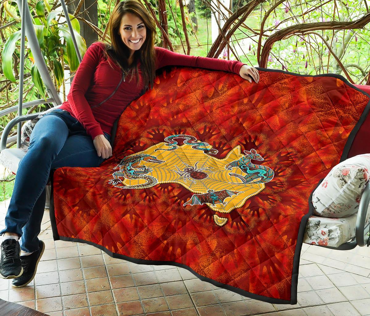 aboriginal-premium-quilt-australia-map-hand-patterns-spider-web