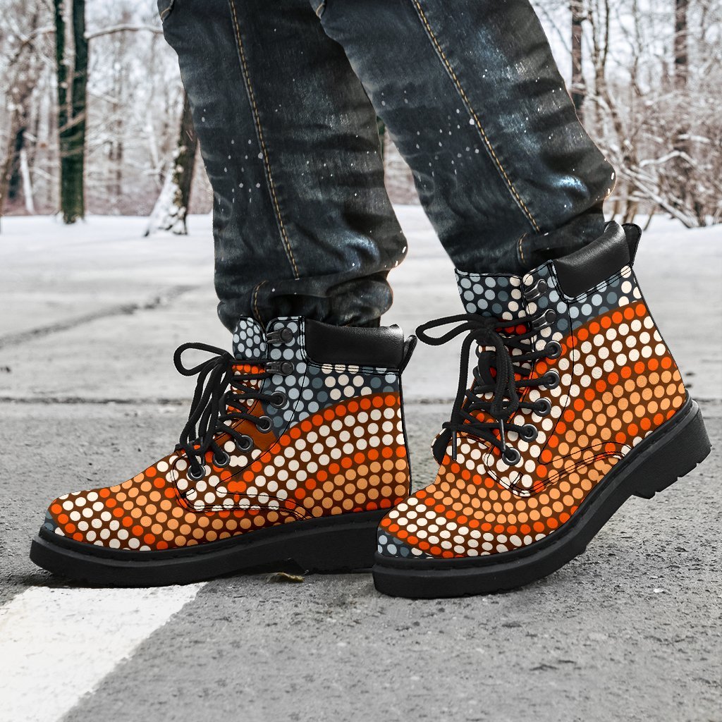 aboriginal-boots-circle-dot-painting-all-season-ver05a