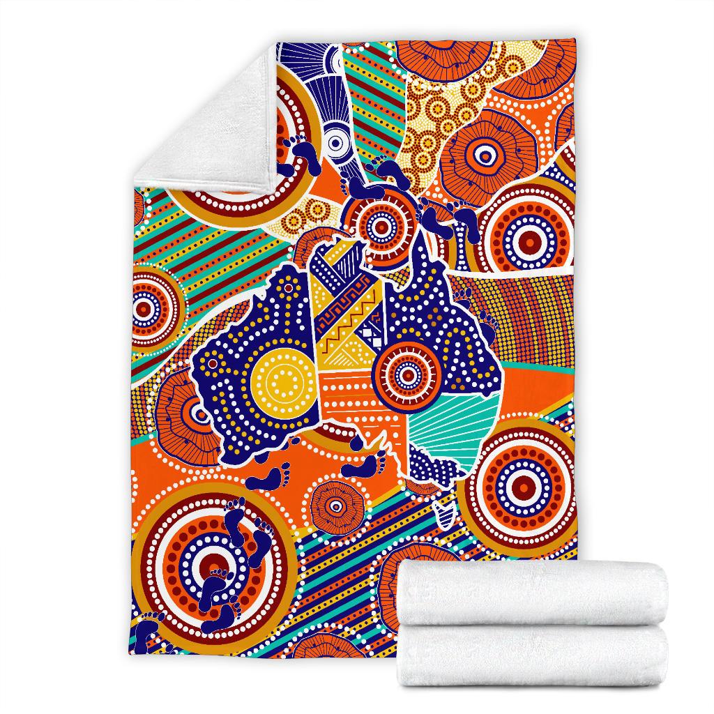 aboriginal-premium-blanket-australian-map-dot-painting