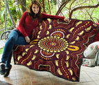 aboriginal-premium-quilt-indigenous-circle-footprint