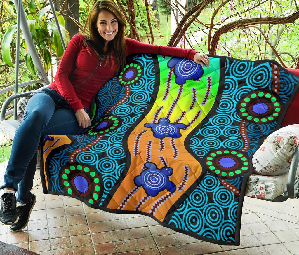 premium-quilt-aboriginal-turtle