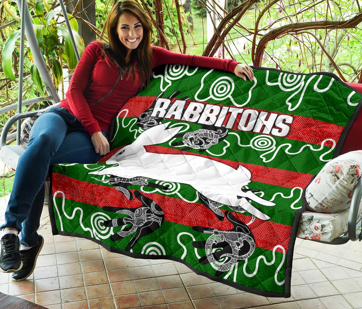 rabbitohs-premium-quilt-animals-aboriginal