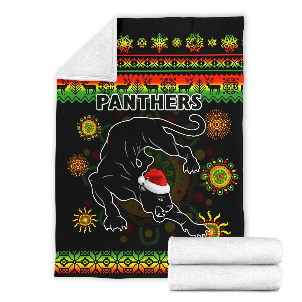 penrith-panthers-christmas-premium-blanket-indigenous