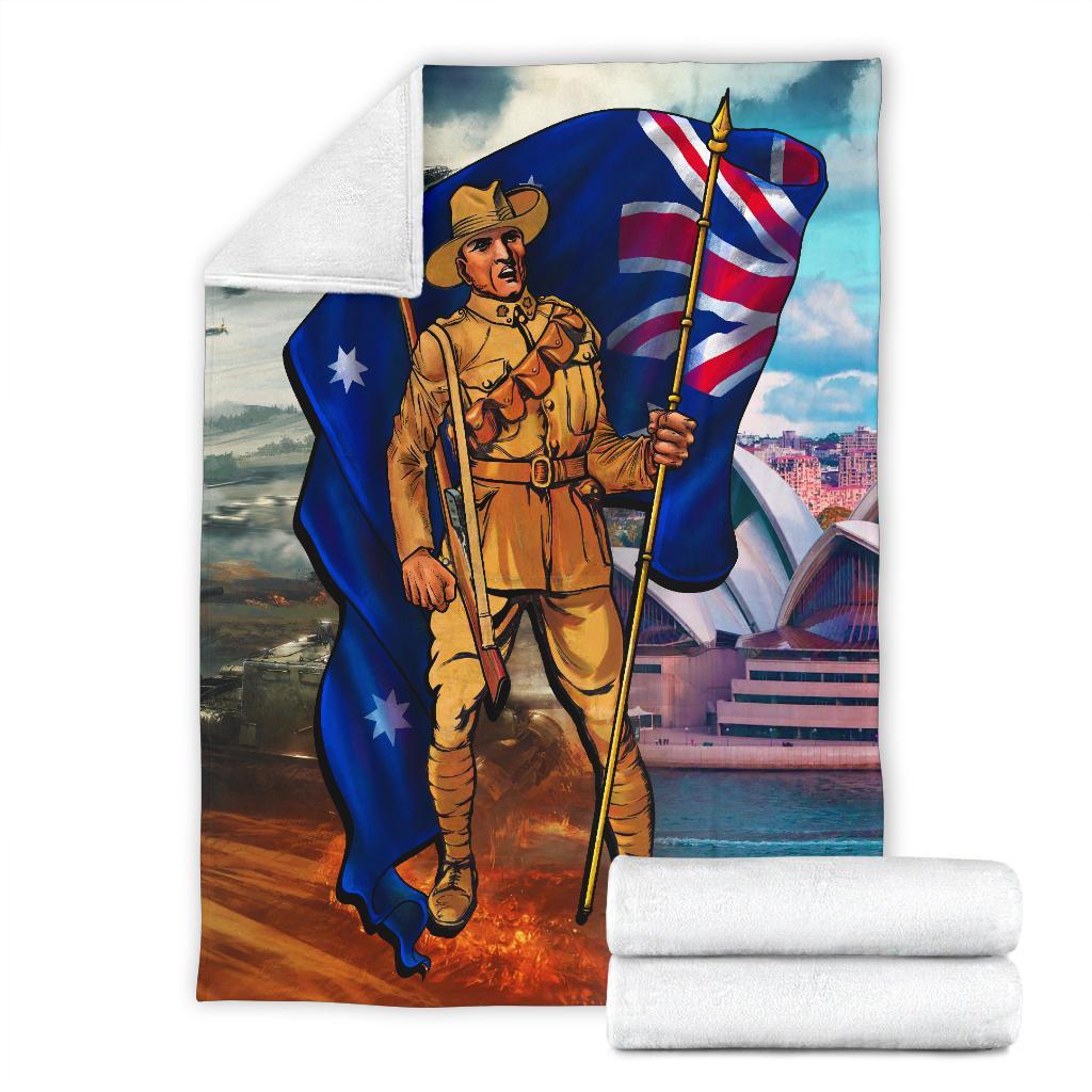 anzac-premium-blanket-australian-soldier