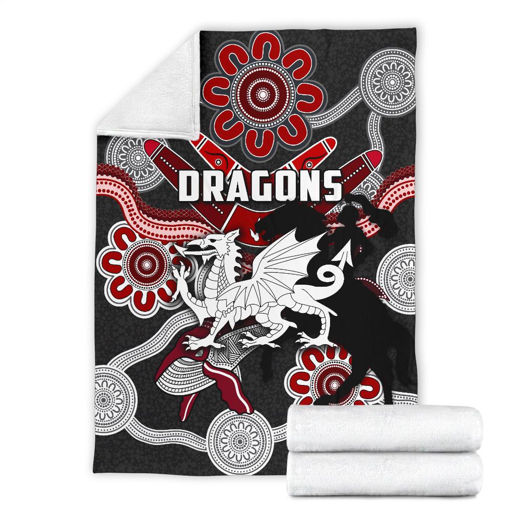 dragons-premium-blanket-st-george-indigenous-black