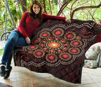 aboriginal-premium-quilt-australian-colorful-flower-dot-painting-art