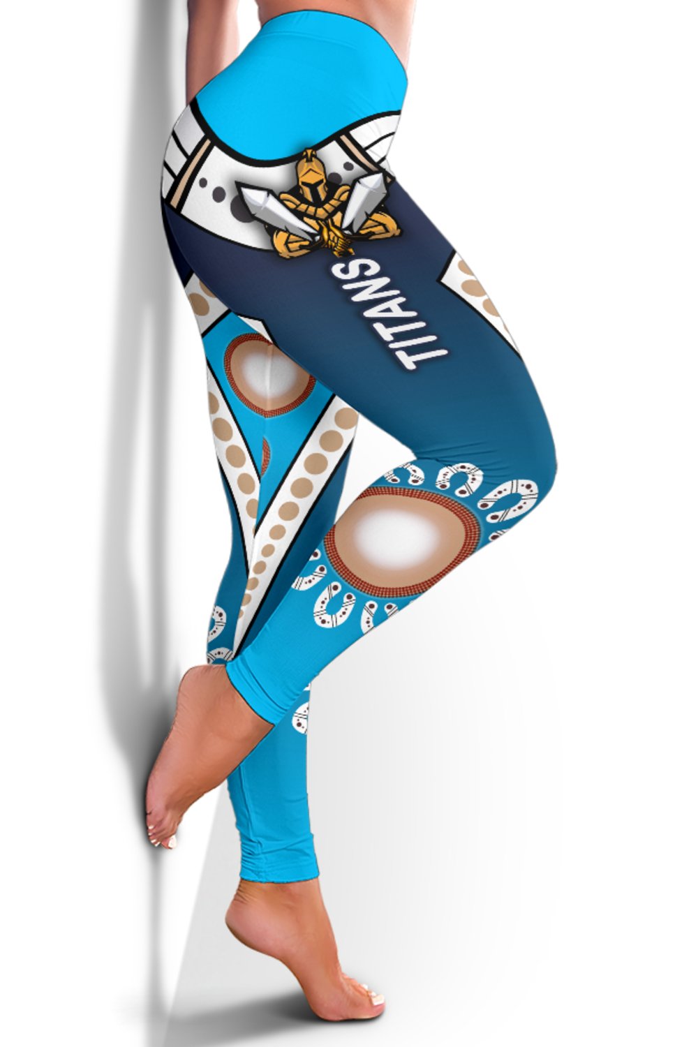 gold-coast-women-leggings-titans-gladiator-simple-indigenous