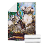 premium-blanket-koala-and-joey-blanket-3d-art