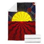 aboriginal-premium-blanket-aboriginal-lives-matter-flag-sun-dot-painting