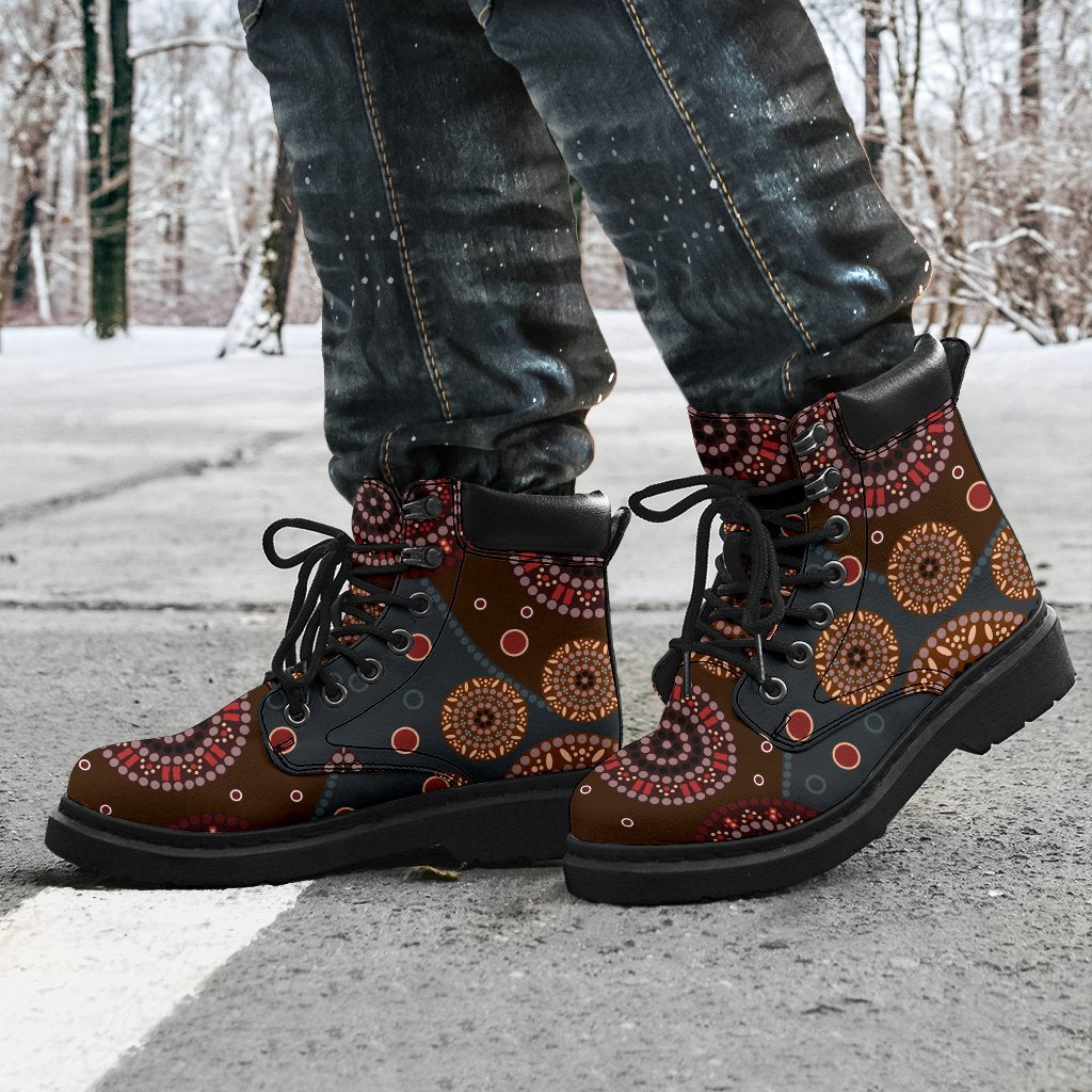 aboriginal-boots-circle-dot-painting-all-season-ver02
