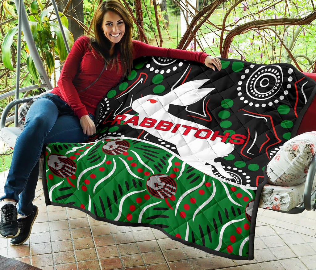 rabbitohs-premium-quilt-aboriginal