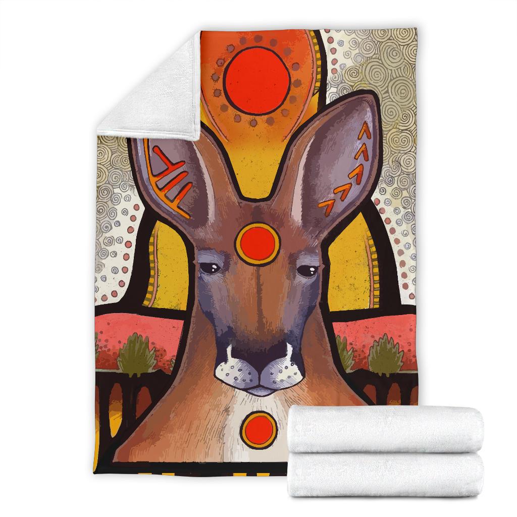 premium-blanket-kangaroo-blanket-aboriginal-patterns-painting
