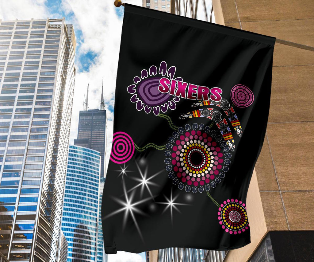 sydney-flag-sixers-indigenous-black