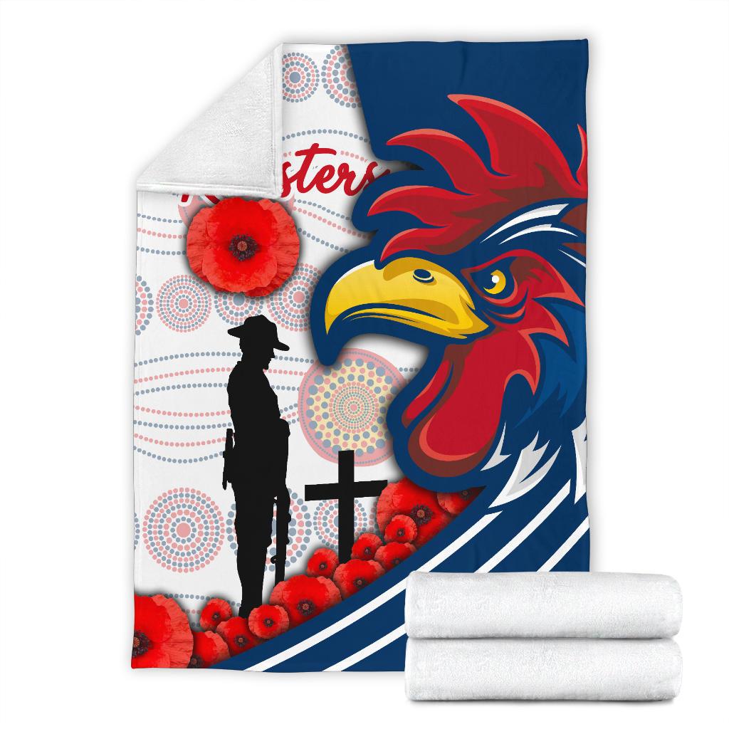 australia-roosters-premium-blanket-anzac-day-three-tiles-style