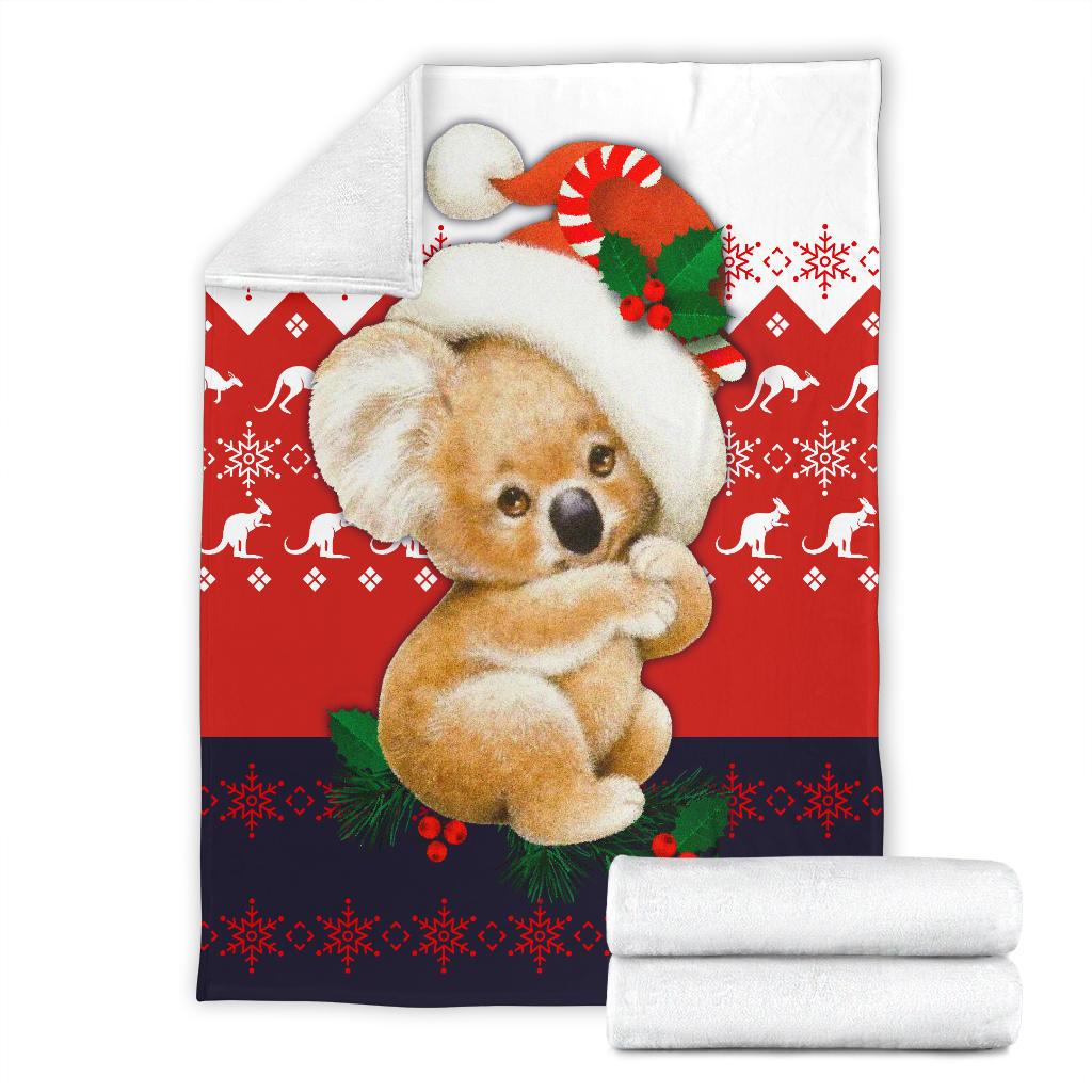premium-blanket-koala-blanket-kangaroo-symbol-snowflakes