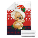 premium-blanket-koala-blanket-kangaroo-symbol-snowflakes