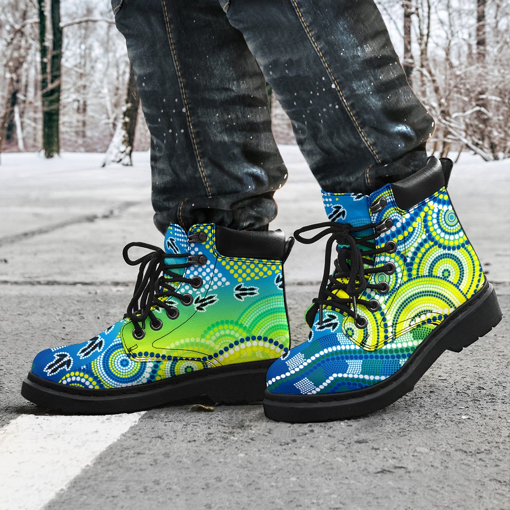 aboriginal-all-season-boots-dot-painting-indigenous-circle-patterns-ver-02