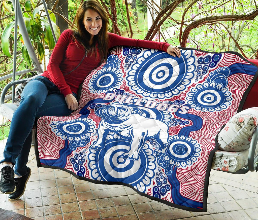 western-premium-quilt-bulldogs-simple-indigenous