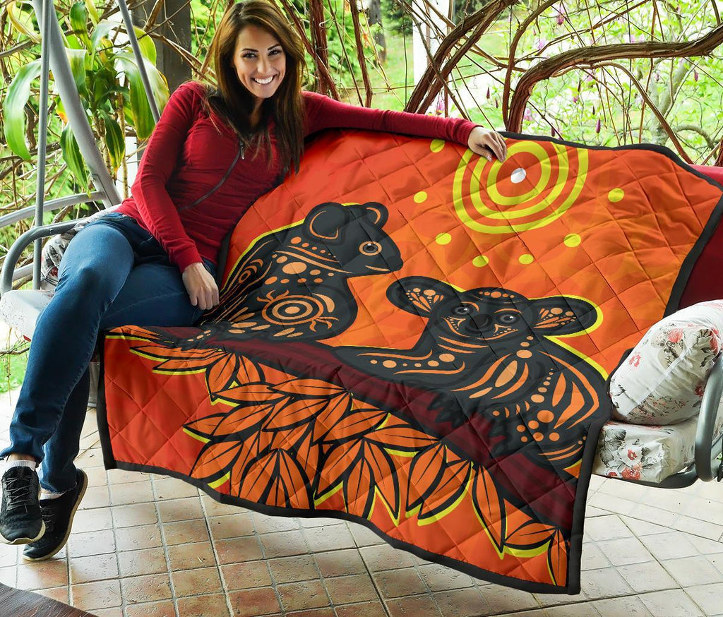 aboriginal-premium-quilt-aboriginal-dot-painting-art