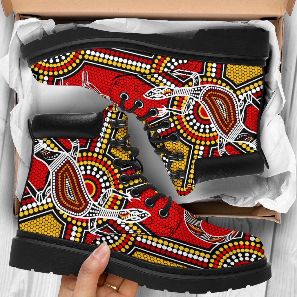 aboriginal-all-season-boots-kangaroo-dot-painting-patterns