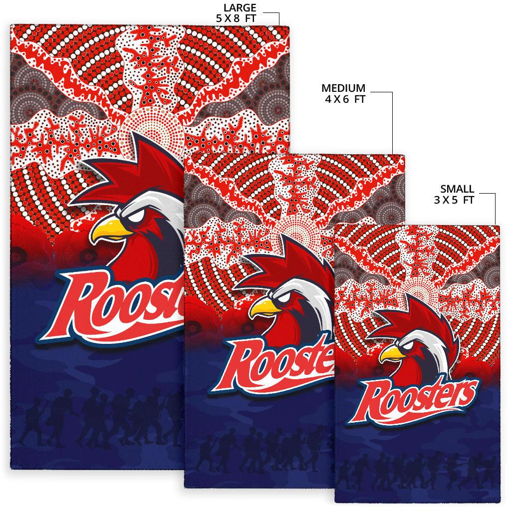 roosters-area-rug-anzac-day-aboriginal