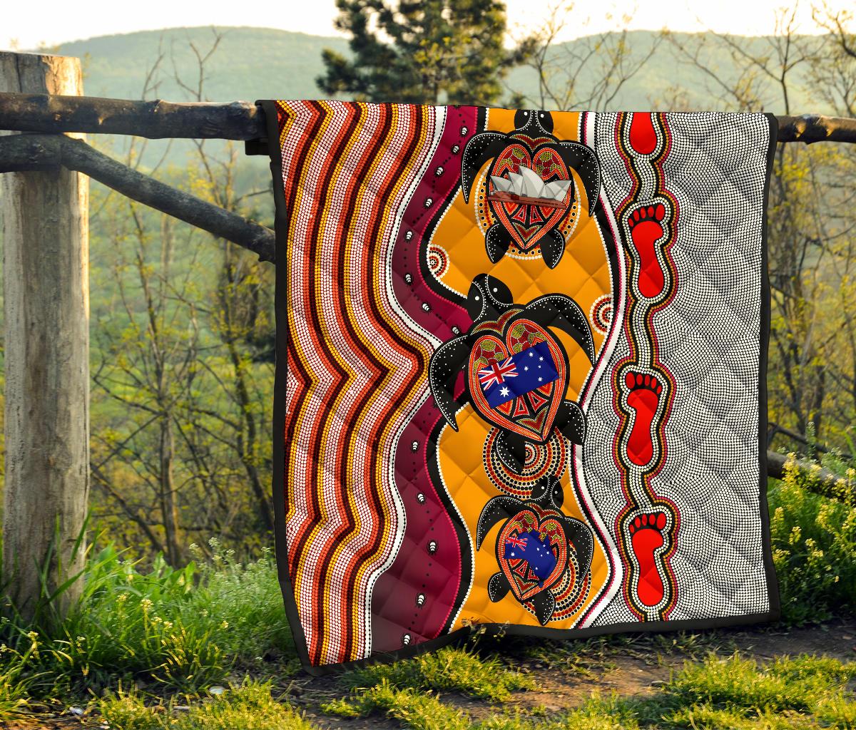 premium-quilt-aboriginal-patterns-quilt-turtle