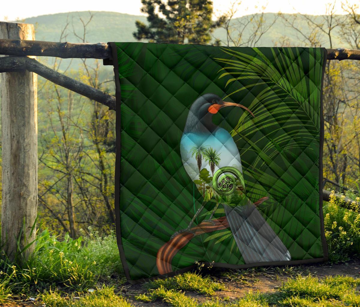 huia-bird-new-zealand-premium-quilt