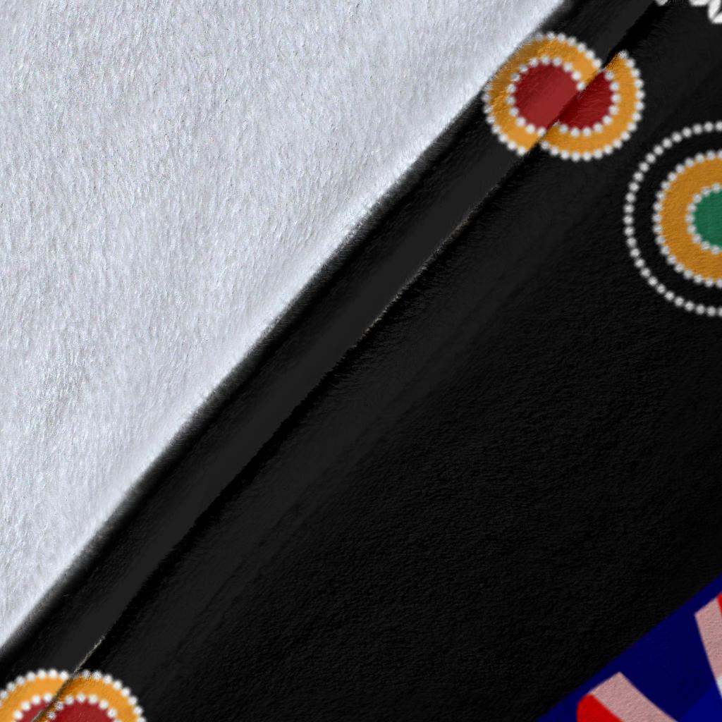 christmas-premium-blanket-australia-santa-claus-hold-the-flag-black