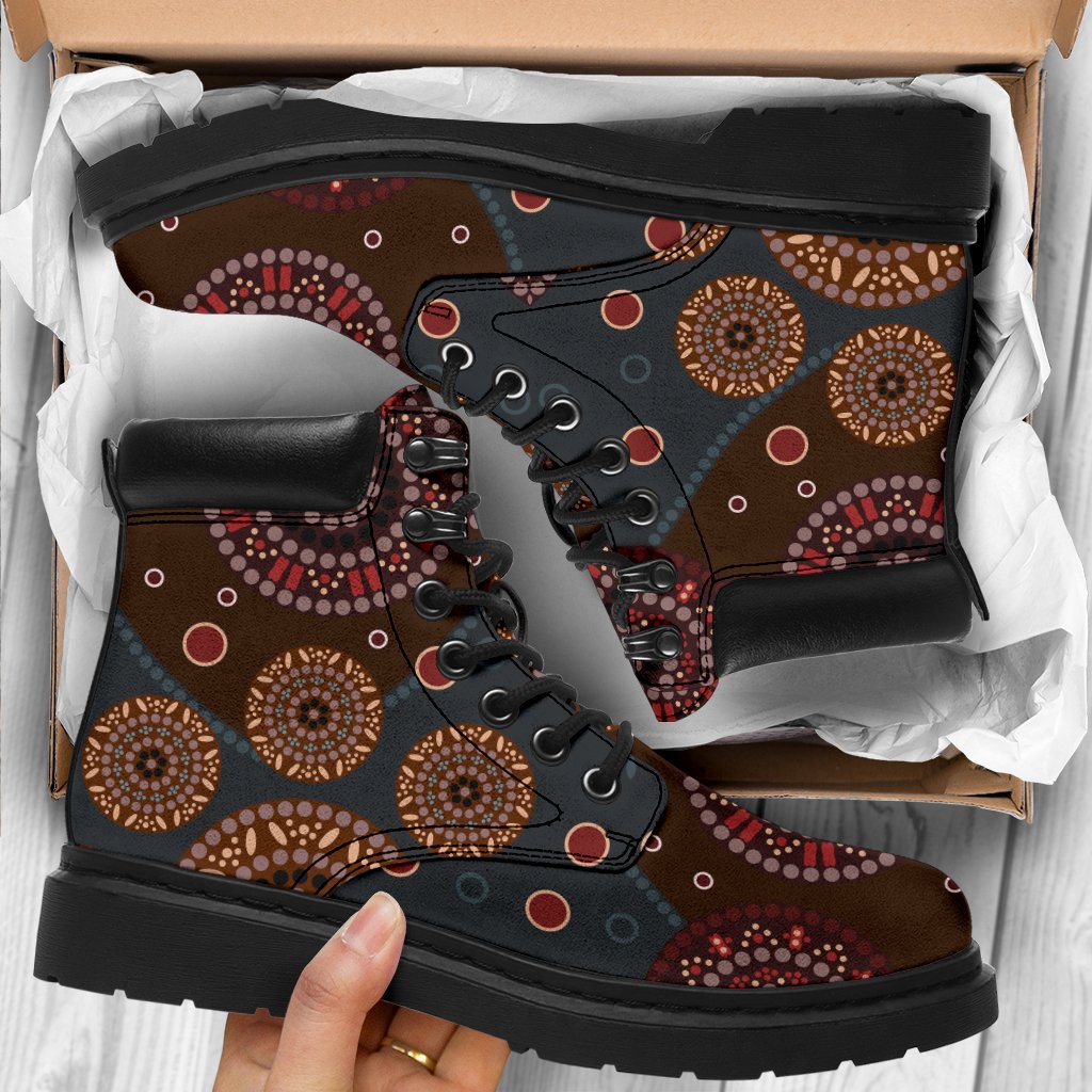 aboriginal-boots-circle-dot-painting-all-season-ver02