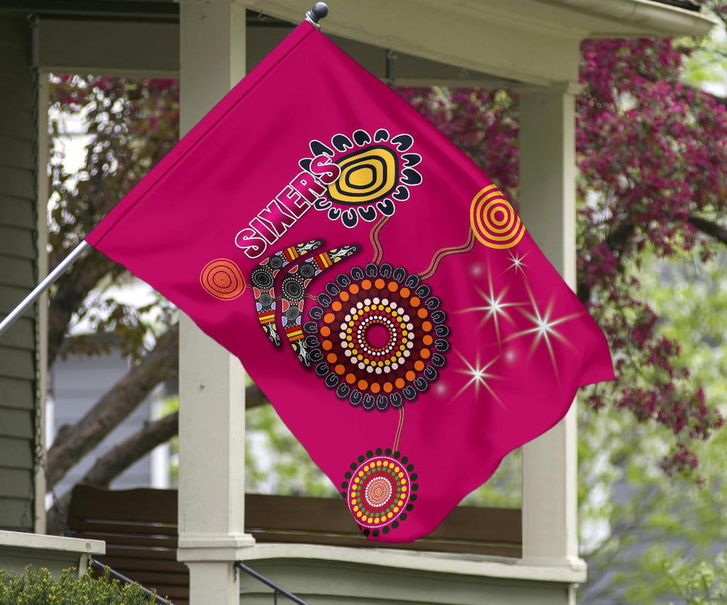 sydney-flag-sixers-indigenous-magenta