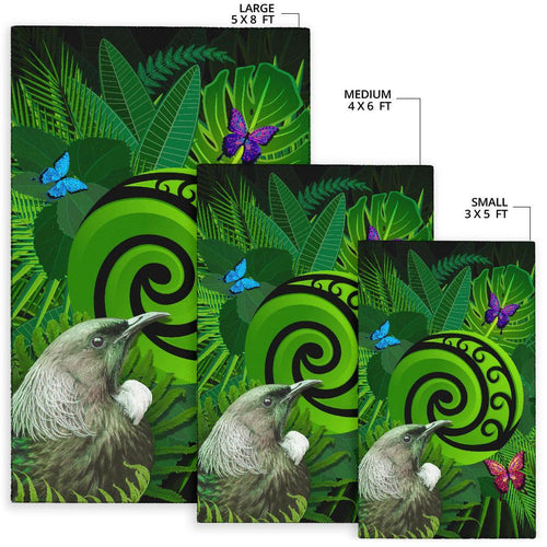 new-zealand-area-rug-koru-fern-mix-tui-bird-tropical-floral