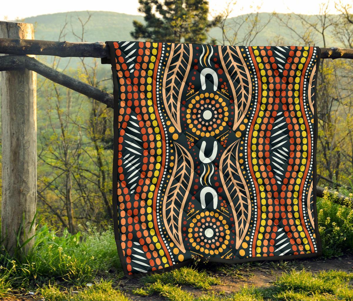 aboriginal-premium-quilt-indigenous-dot-painting