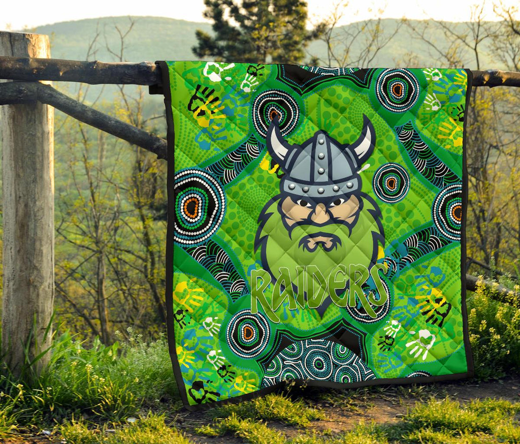 canberra-premium-quilt-raiders-viking-indigenous