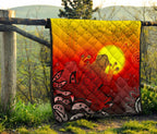 aboriginal-premium-quilt-indigenous-frog-red