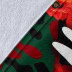 south-sydney-rabbitohs-premium-blanket-anzac-day-poppy-flower-vibes