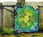 aboriginal-premium-quilt-indigenous-green-turtle